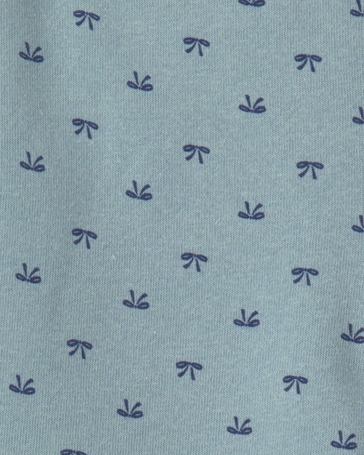 Girls 2-Piece Bow Fleece Pullover & Pant Set - Blue - Image 4