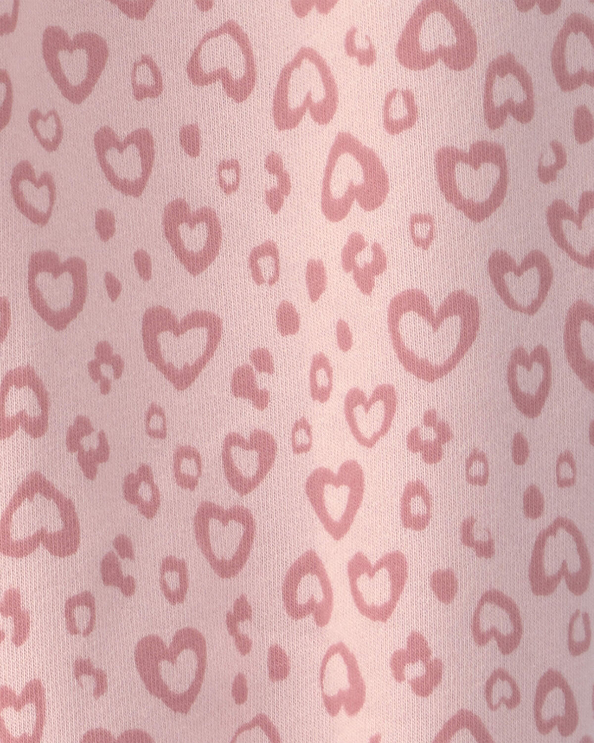 Girls Leopard Fleece Barrel Pants - Pink - Image 3