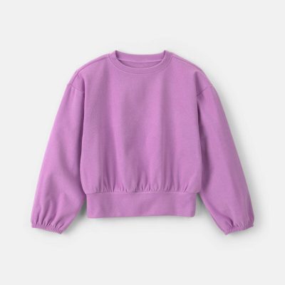 Girls Long-Sleeve Top - Purple