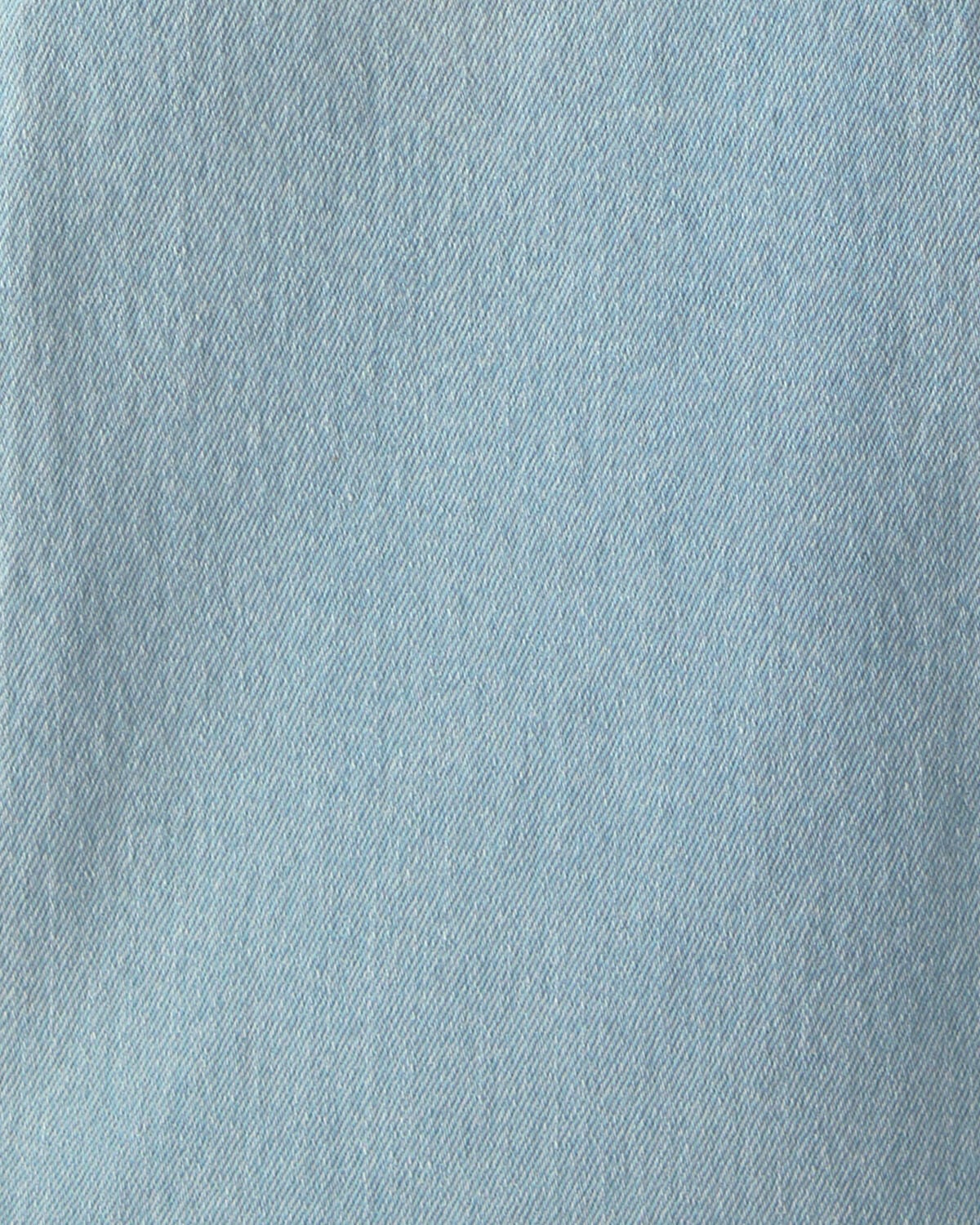 Girls Denim Flare Jeans - Light Wash - Image 3