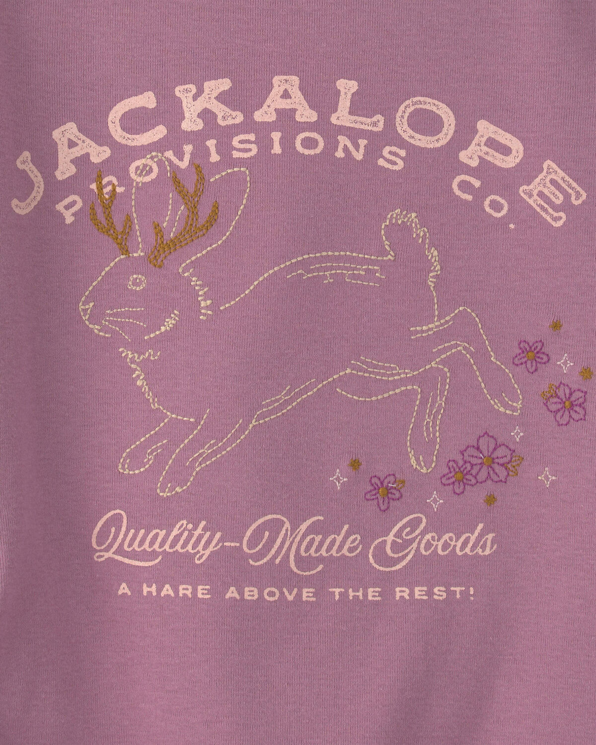 Girls 'Jackalope Provisions' Graphic Tee - Purple - Image 2