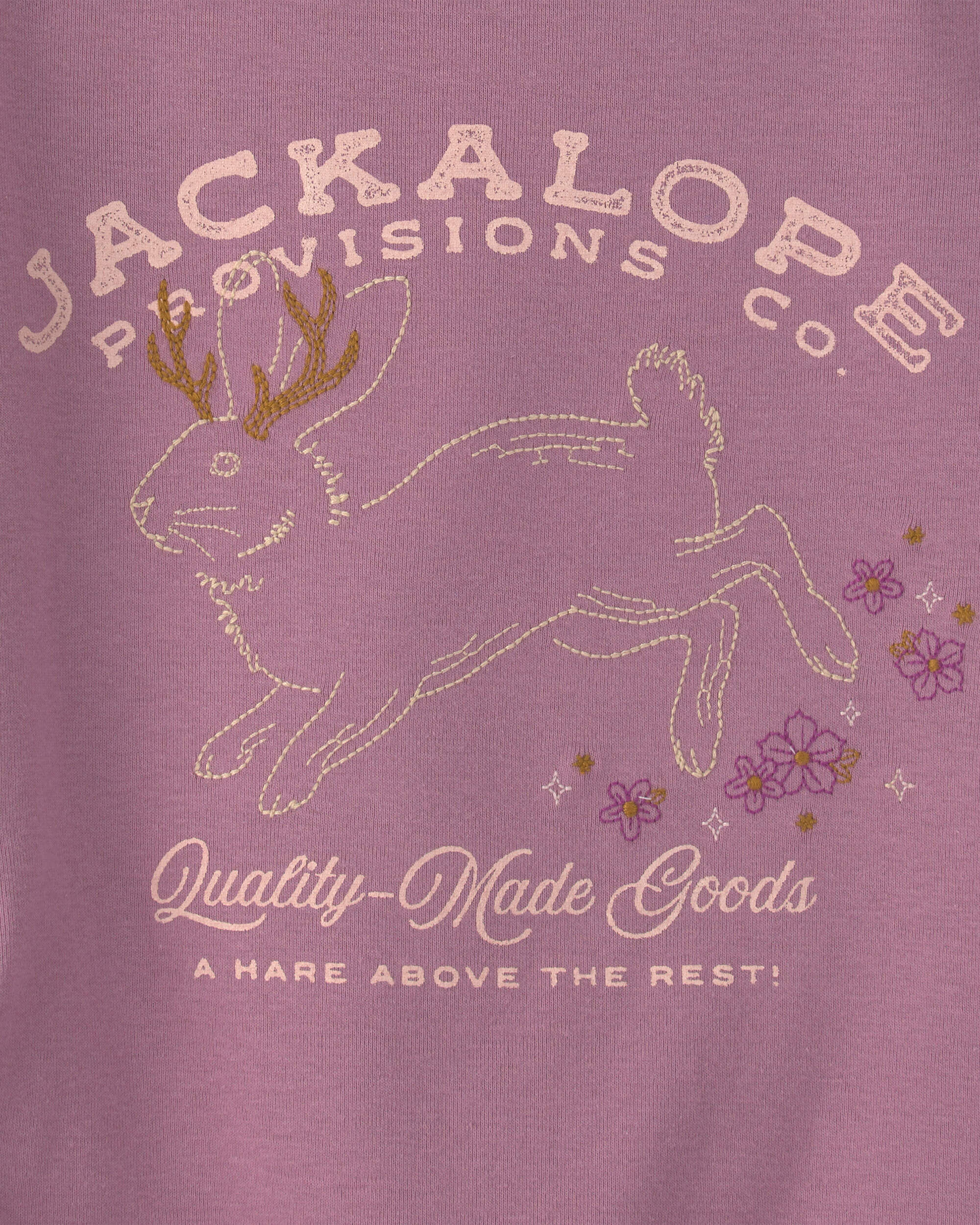 Girls 'Jackalope Provisions' Graphic Tee - Purple - Image 4
