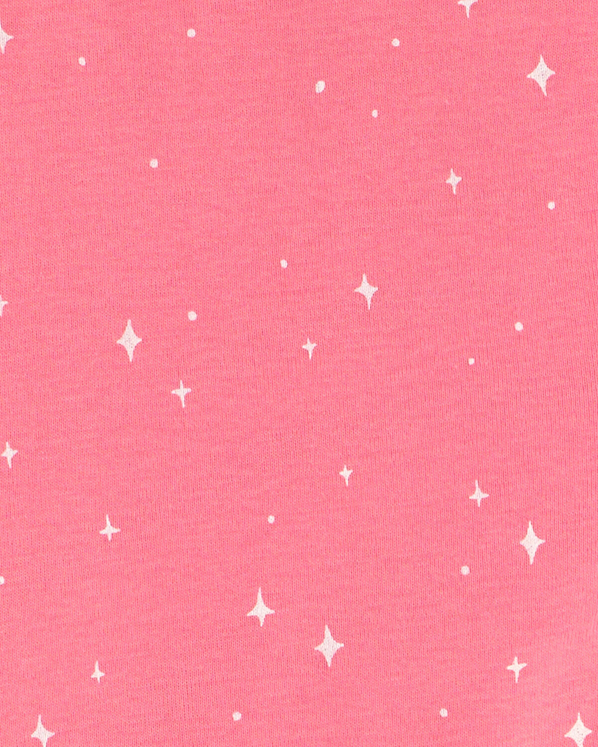 Girls 4-Piece Unicorn 100% Cotton Snug Fit Pajama Set - Coral/Pink - Image 3