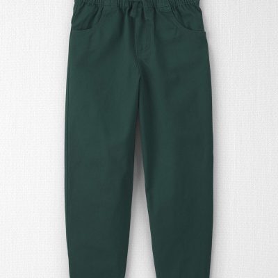 Kids Organic Cotton Baggy Twill Pants