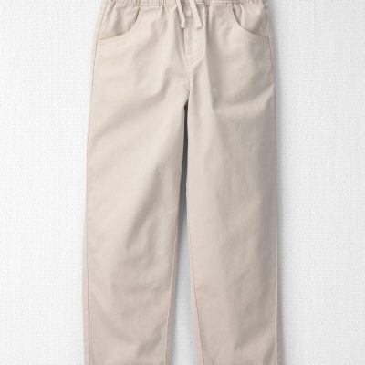 Kids Organic Cotton Baggy Twill Pants