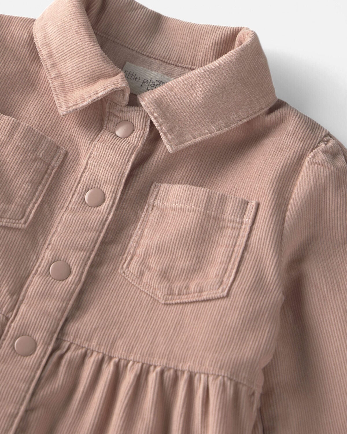 Girls Organic Cotton Corduroy Dress - Image 4