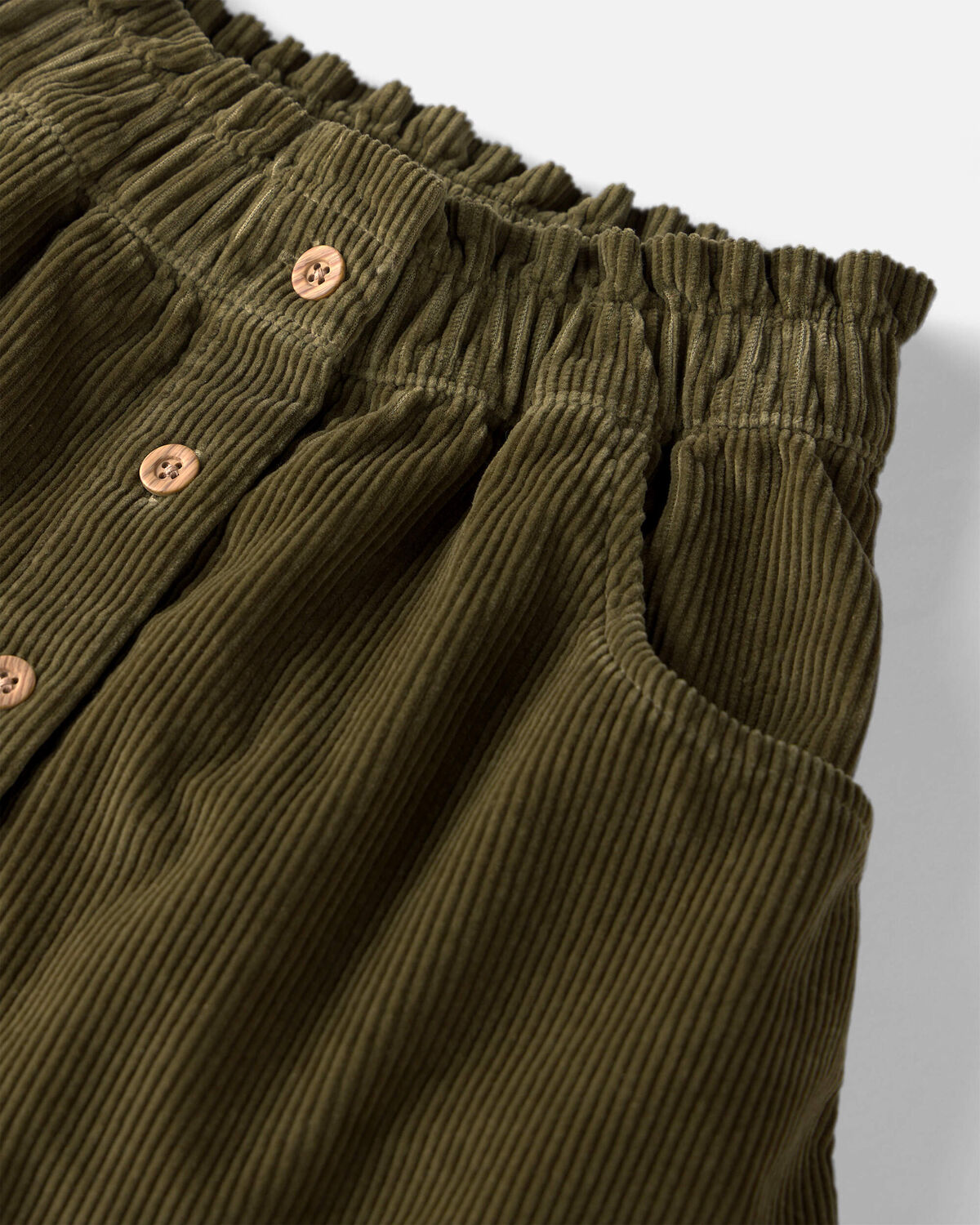 Girls Organic Cotton Corduroy Skirt - Image 2