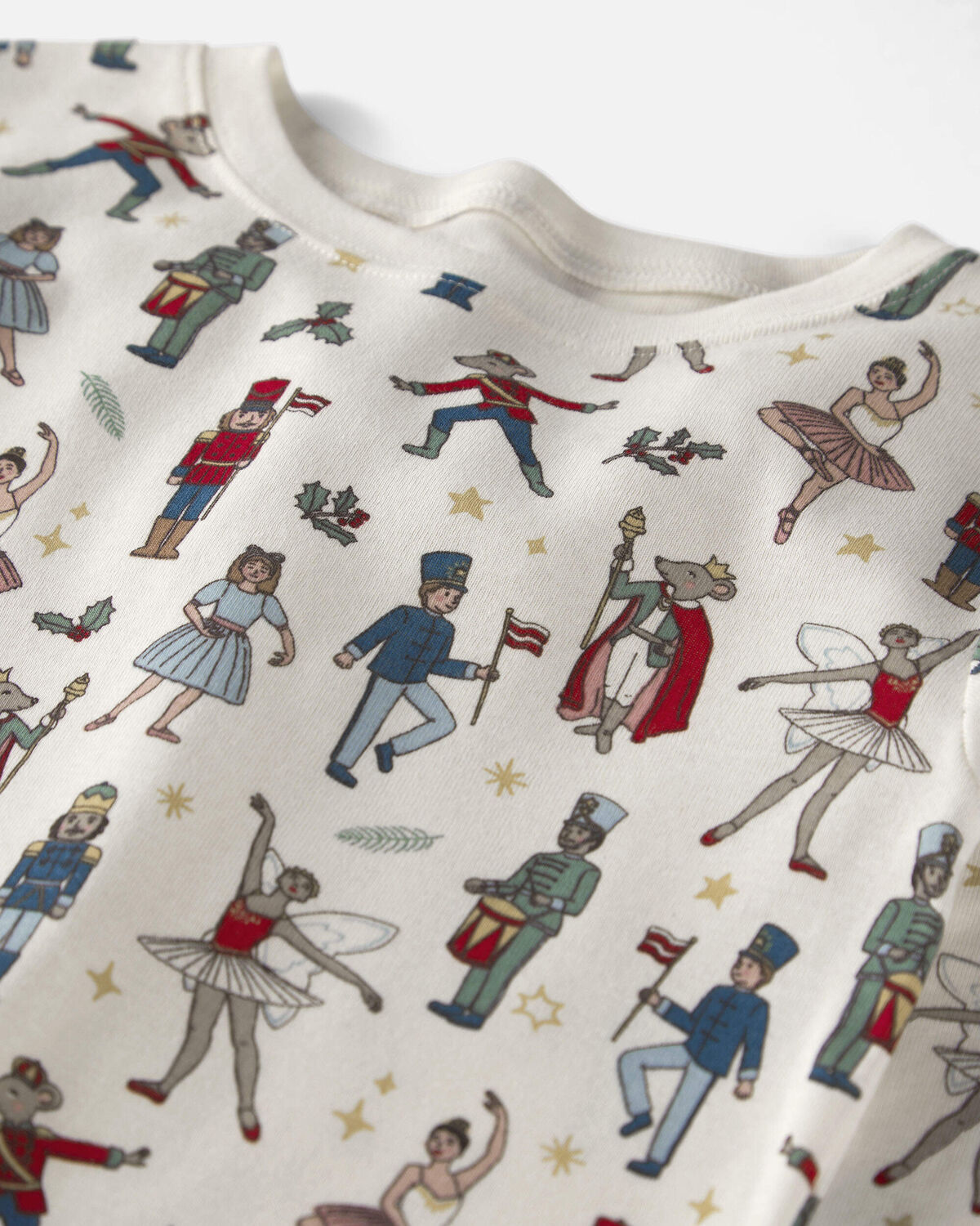 Kids 2-Piece Organic Cotton Pajamas in Nutcracker - Image 2