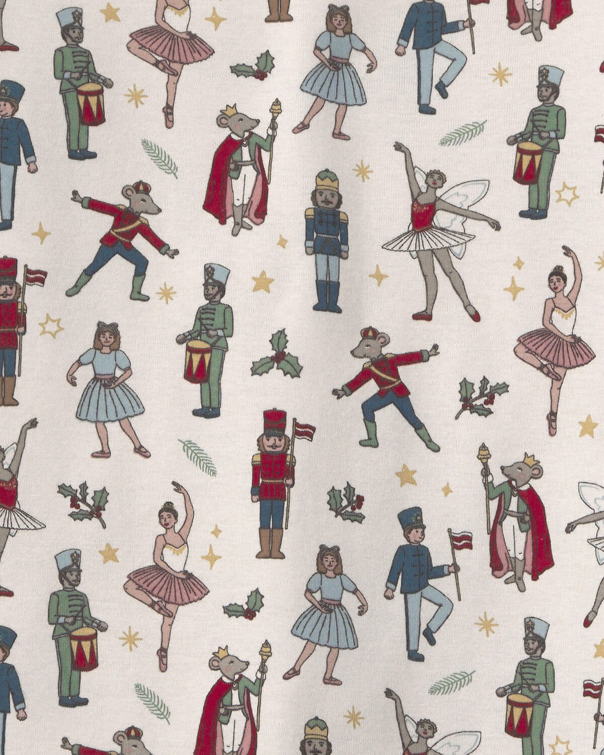 Kids 2-Piece Organic Cotton Pajamas in Nutcracker - Image 3