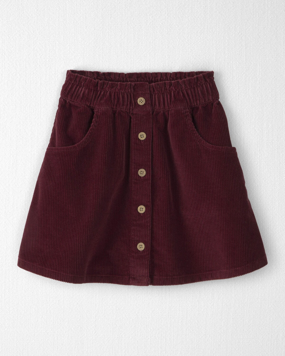 Girls Organic Cotton Corduroy Skirt