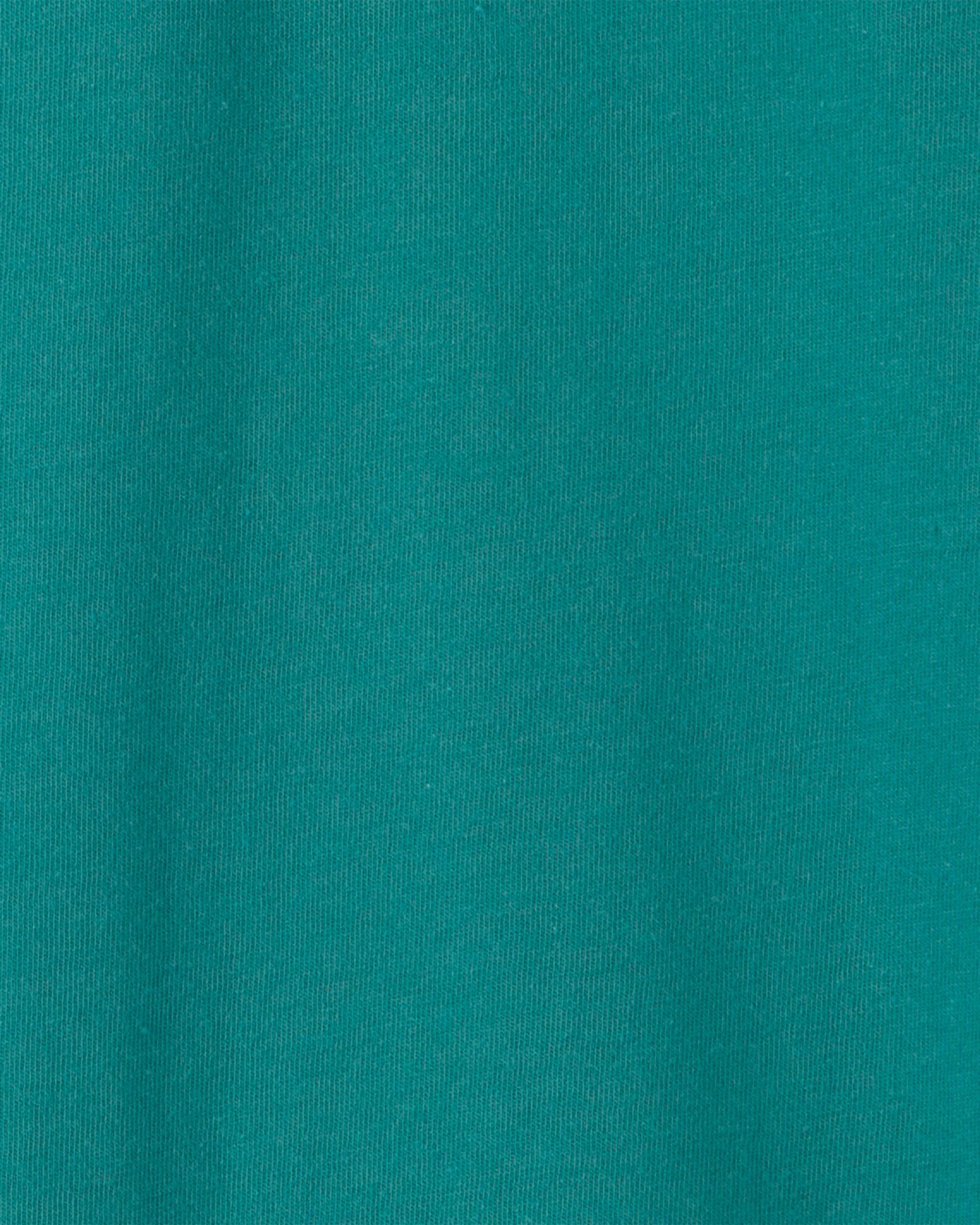 Boys Long-Sleeve Henley T-Shirt - Teal - Image 3