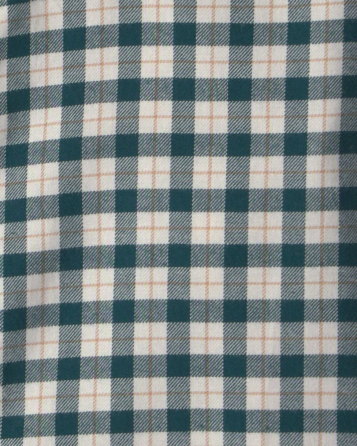 Boys Plaid Long-Sleeve Button-Down Shirt - Green/White - Image 3