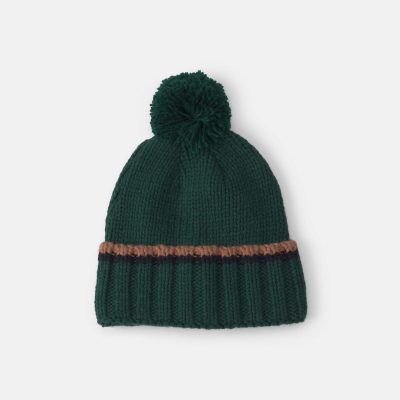 Boys Pom Beanie - Green