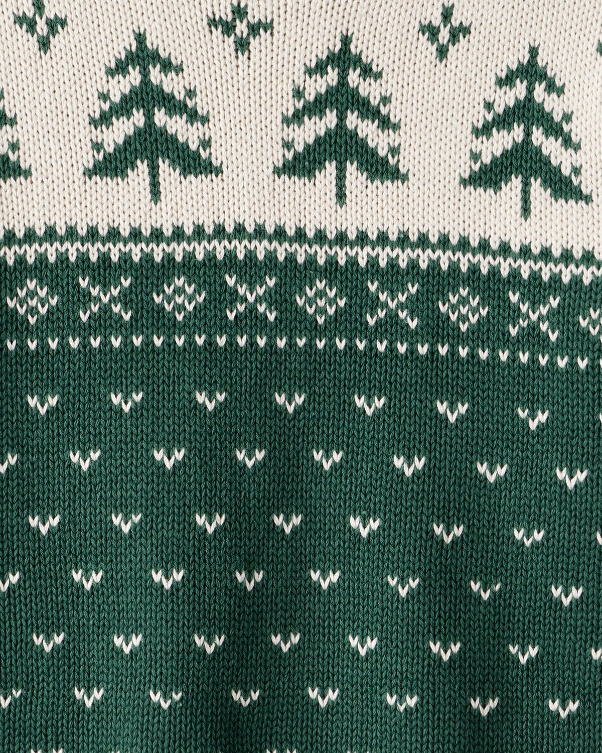 Kids Organic Cotton Fair Isle Sweater Knit Pullover - Image 4
