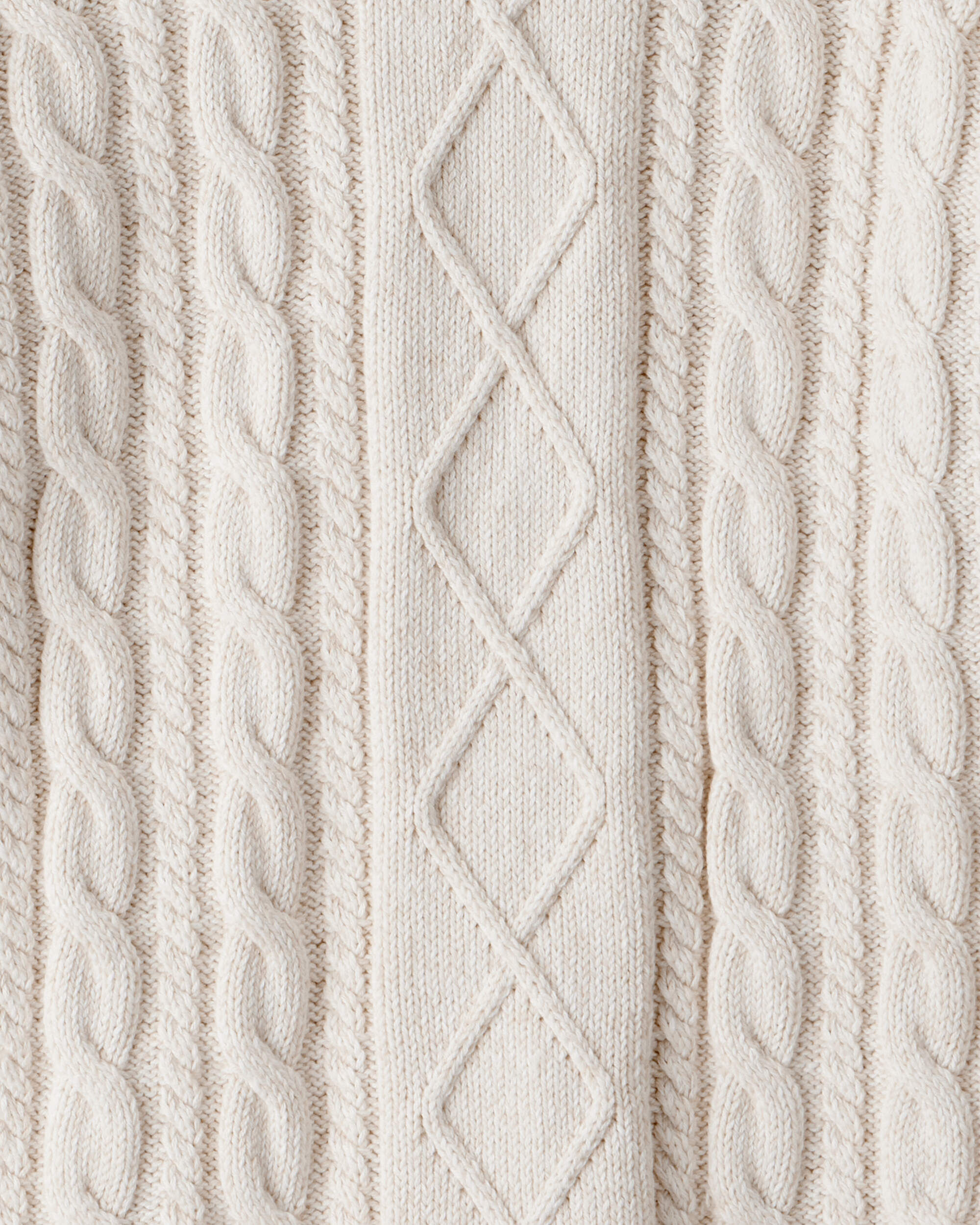 Kids Organic Cotton Cable Knit Sweater - Image 4