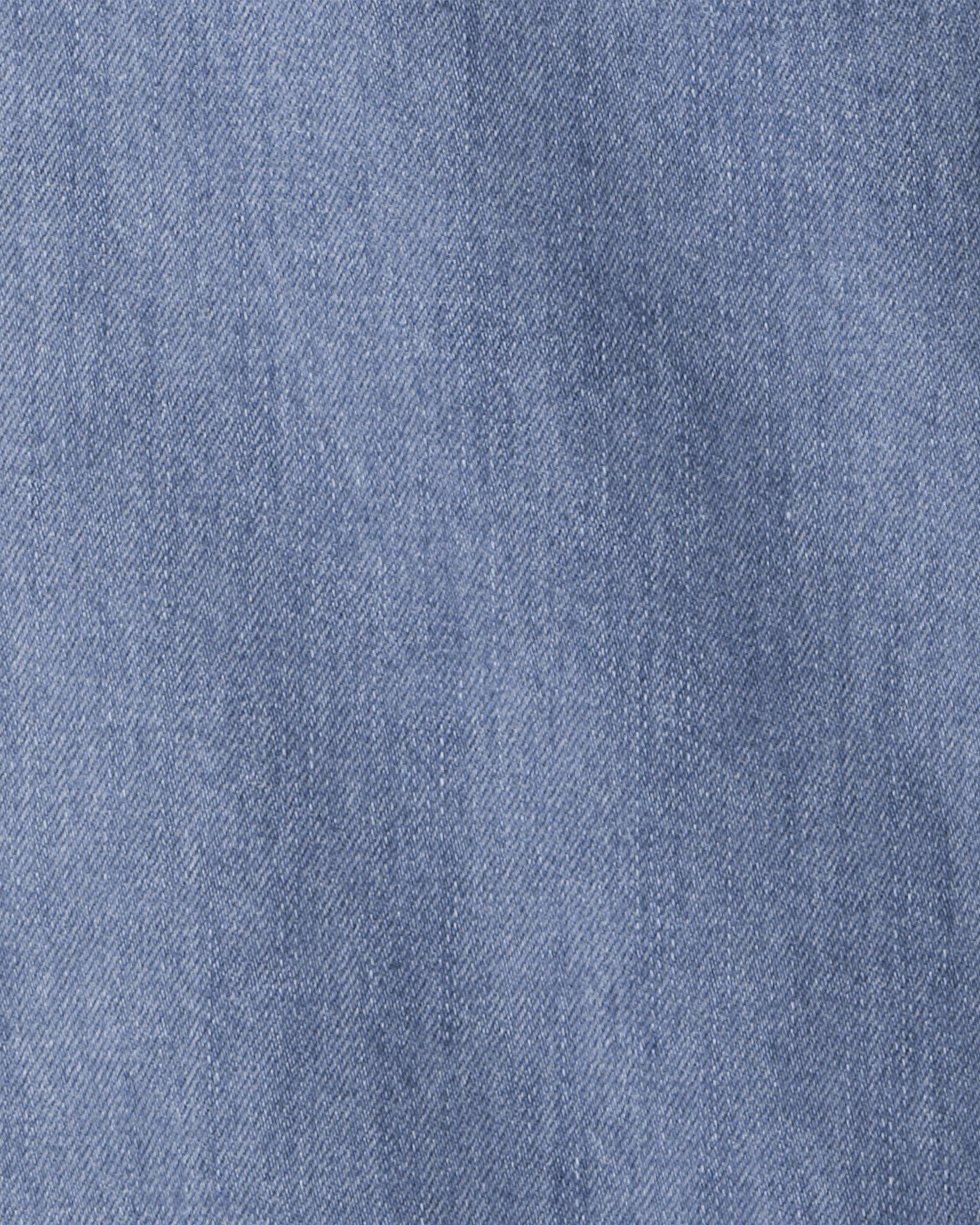 Kids Organic Cotton Denim Cargo Pants - Image 6