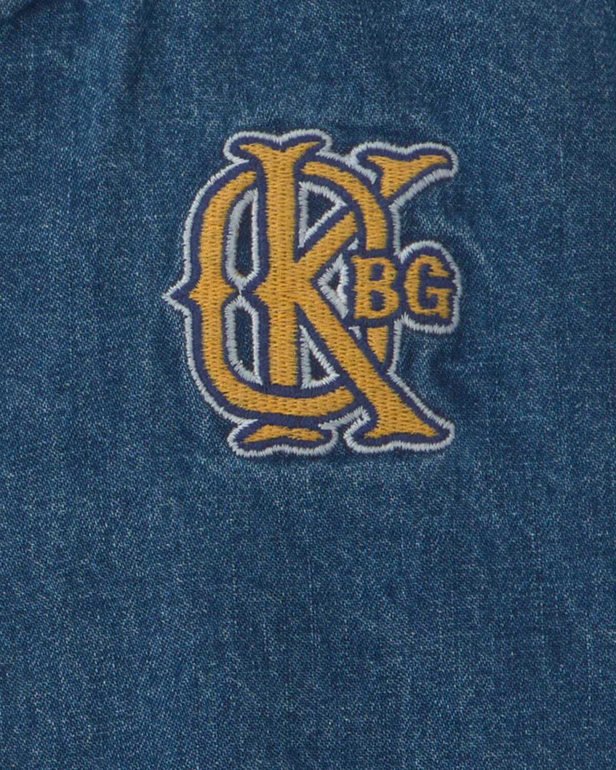 Boys Varsity Denim Jacket - Medium Wash - Image 3