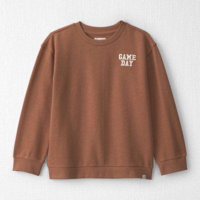 Kids Organic Cotton 'Game Day' French Terry Sweatshirt