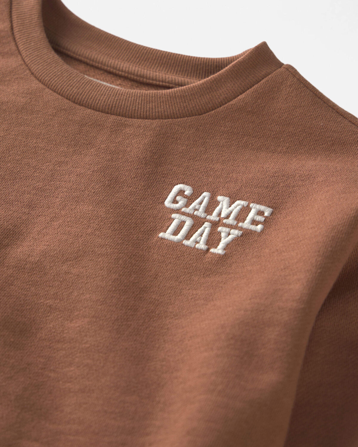 Kids Organic Cotton 'Game Day' French Terry Sweatshirt - Image 3