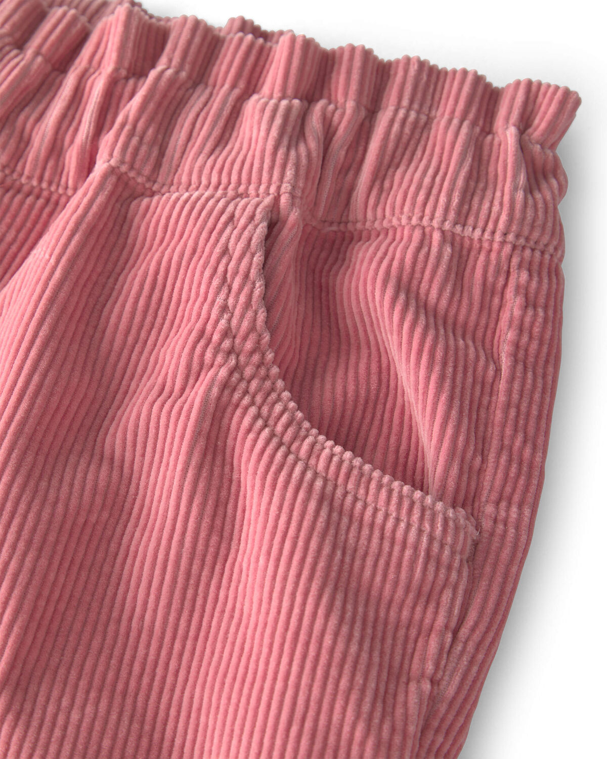 Girls Organic Cotton Pull On Corduroy Pants - Image 3