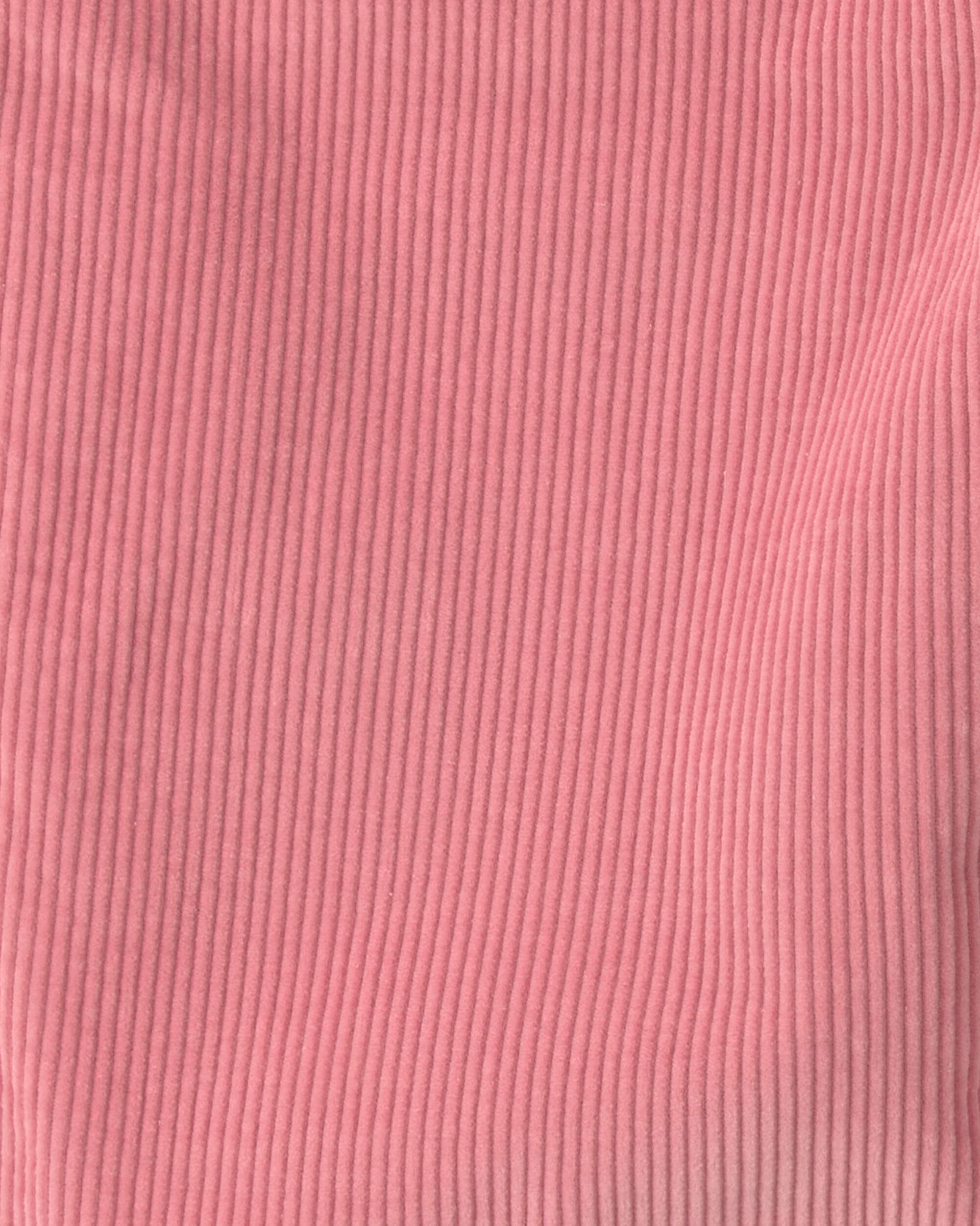 Girls Organic Cotton Pull On Corduroy Pants - Image 5