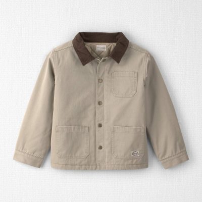 Kids Organic Cotton Twill Barn Jacket
