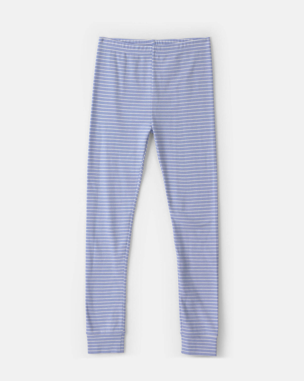Girls 4-Piece Monster 100% Cotton Snug Fit Pajama Set - Blue/Cream - Image 6