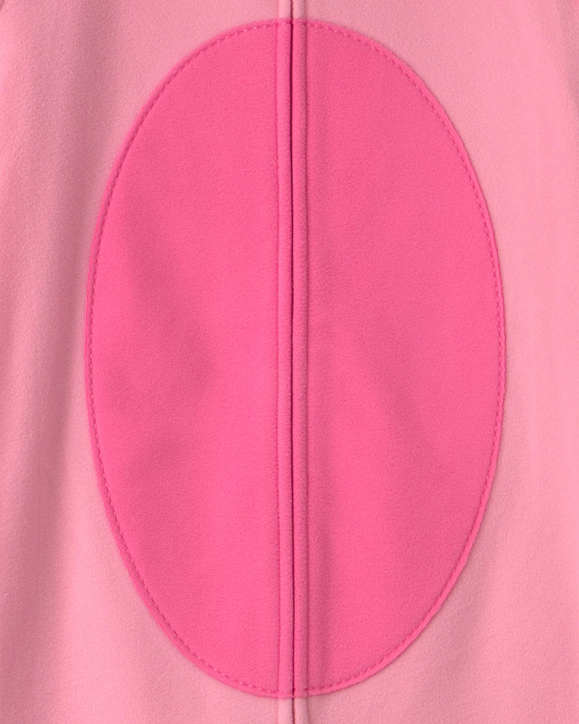 Girls 1-Piece Axolotl Halloween Fleece Pajama Costume - Pink - Image 4