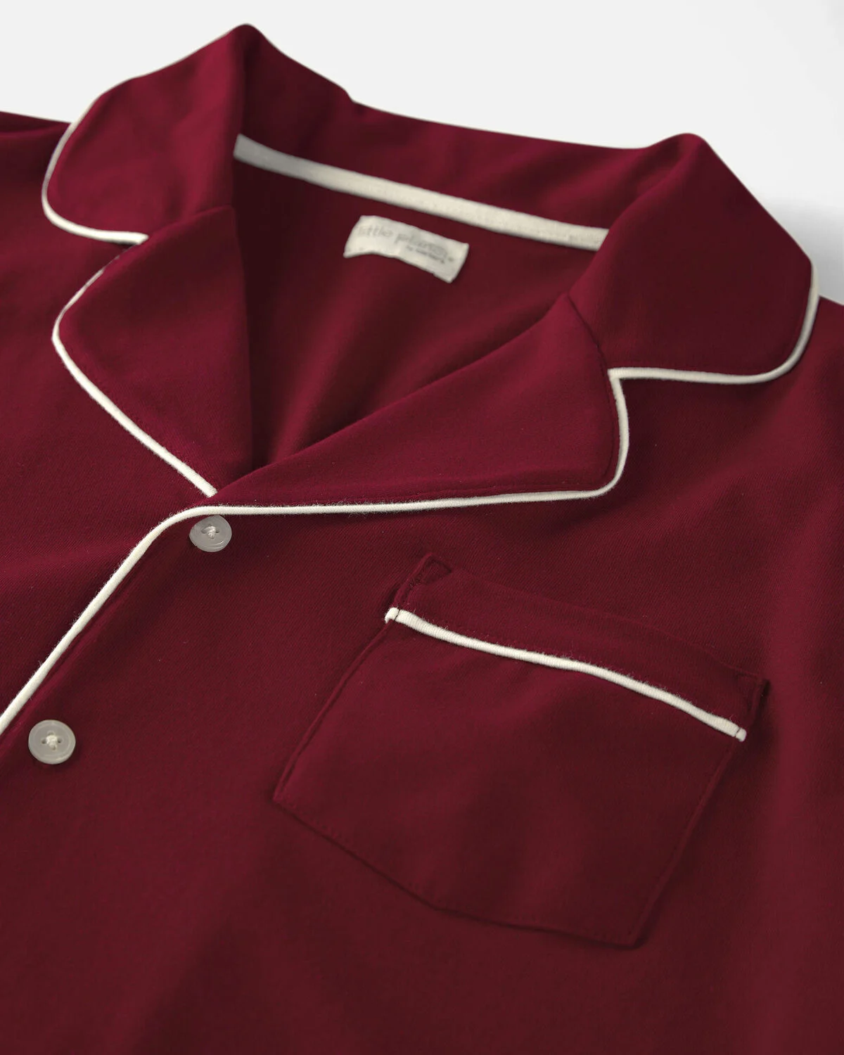 Adult 2-Piece Organic Cotton Coat Style Pajamas - Image 3