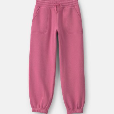 Girls Fleece Joggers - Pink
