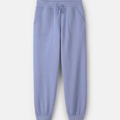 Girls Fleece Joggers - Blue