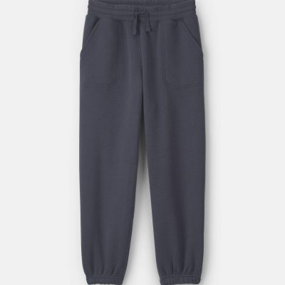 Girls Fleece Joggers - Navy Blue