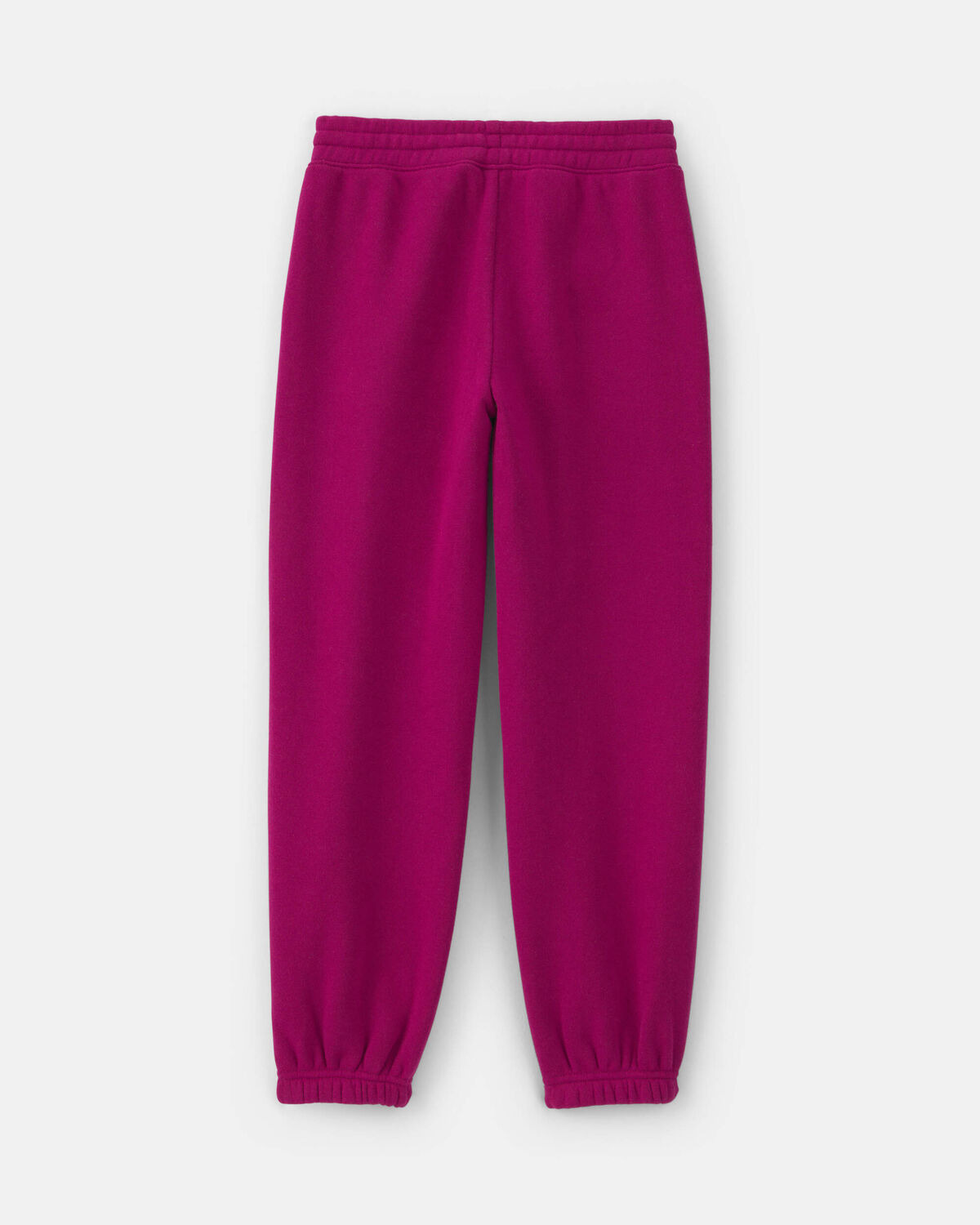 Girls Fleece Joggers - Burgundy - Image 2