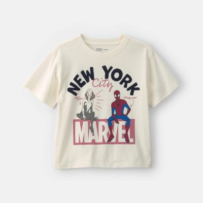 Kids ©Marvel Spider-Man Graphic Tee - Cream