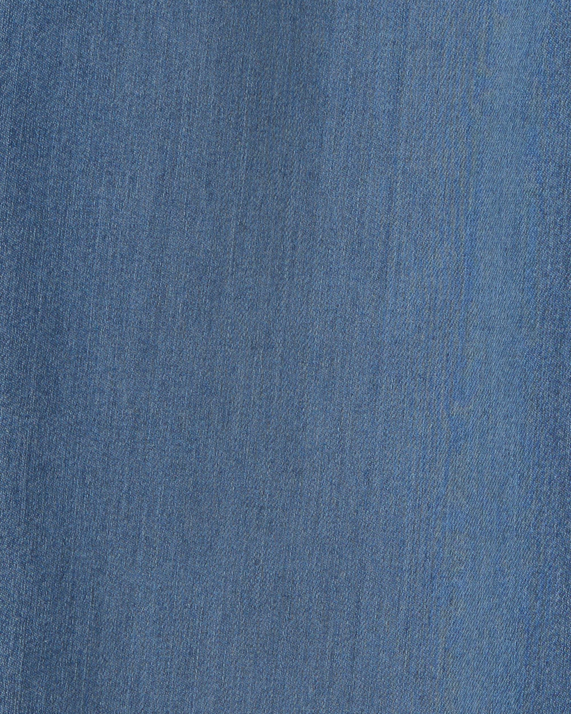 Girls Medium Wash Denim Cuffed Jeans - Blue/Pink - Image 4
