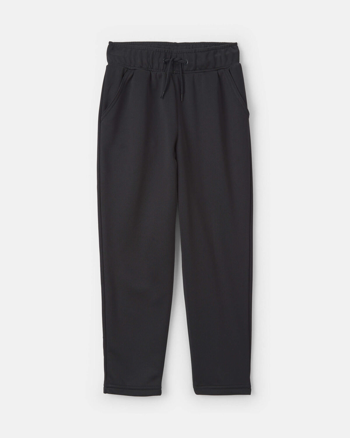 Boys French Terry Active Pants - Black