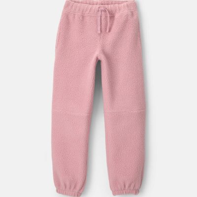 Girls Fleece Joggers - Pink