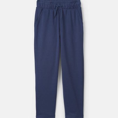 Boys French Terry Active Pants - Navy Blue