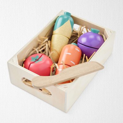 Wooden Veggie Set