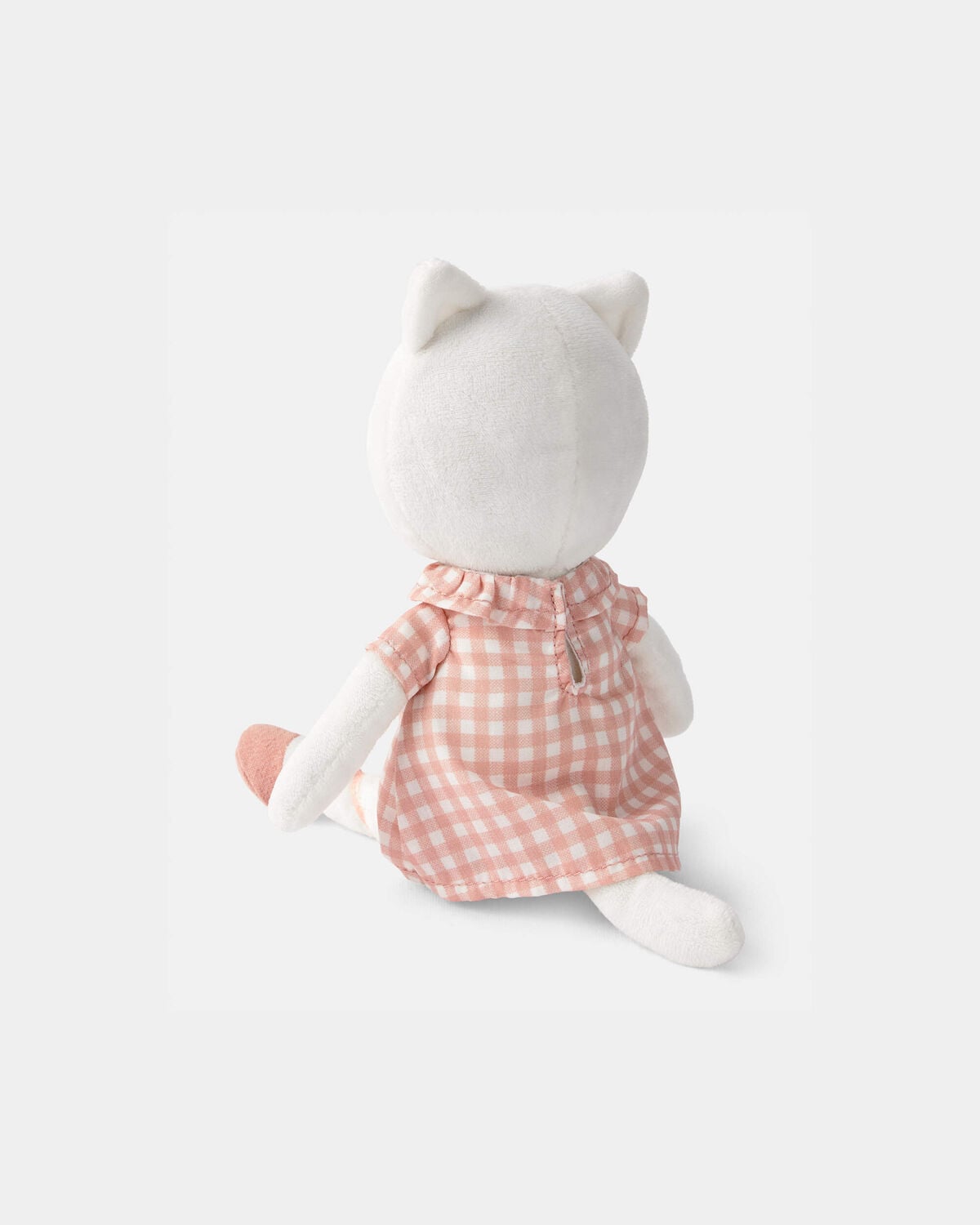 Toddler Kitten Dress-Up Plush Toy - Pink/White - Image 2