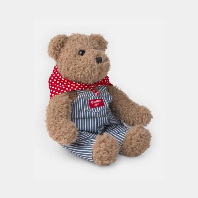 Josh B'gosh' Bear Plush with Hickory Stripe Overalls