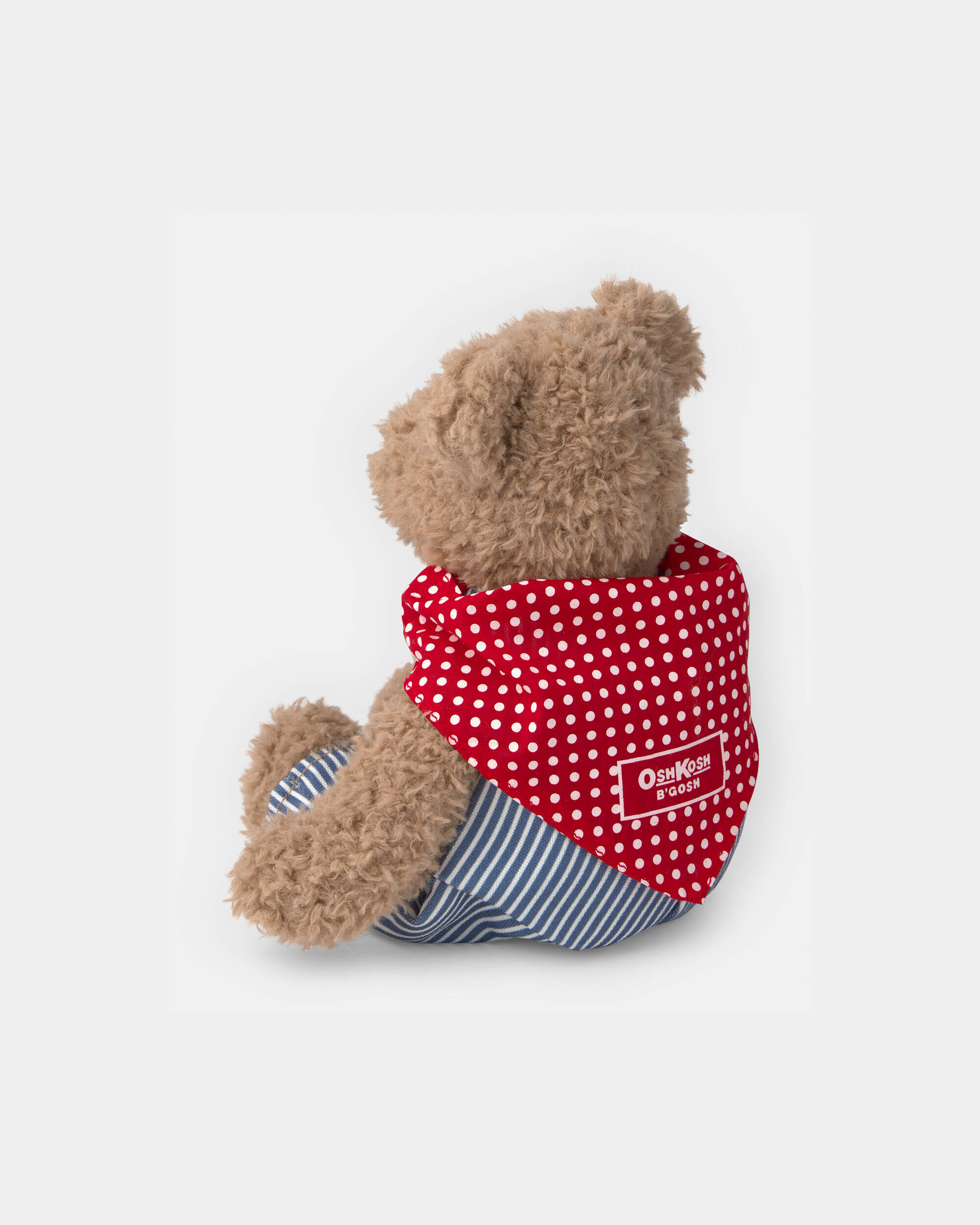 Josh B'gosh' Bear Plush with Hickory Stripe Overalls - Image 3