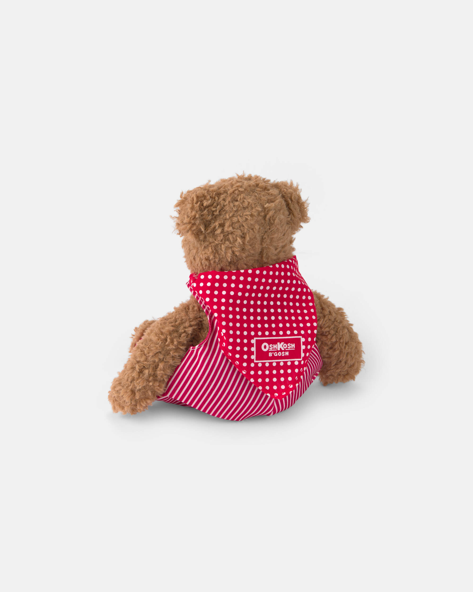 Josh B'gosh' Bear Plush with Hickory Stripe Overalls - Image 4