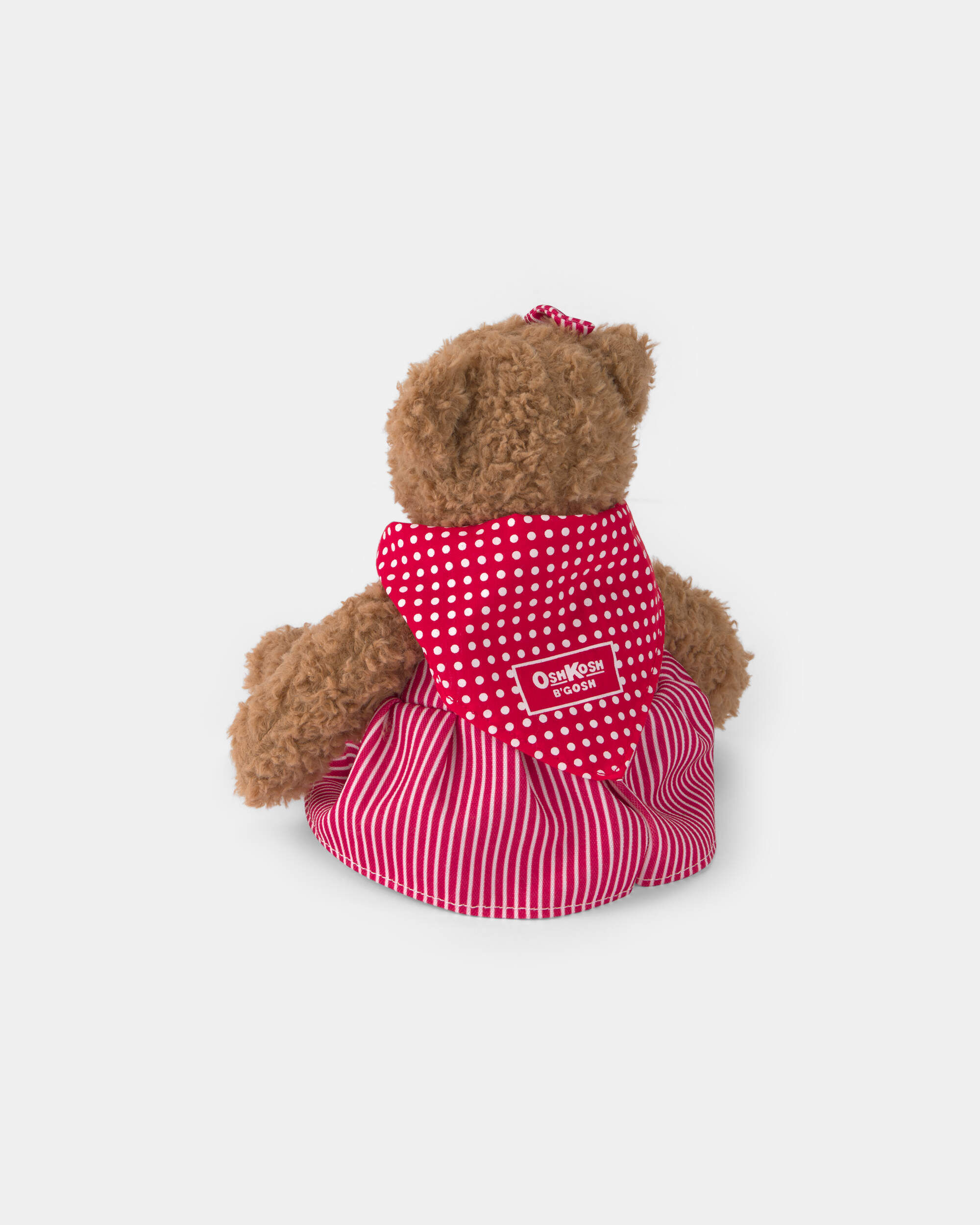 Tosh B'gosh' Bear Plush with Hickory Stripe Skirtall - Image 4