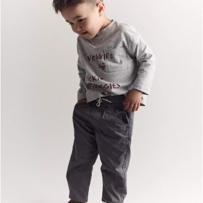 Toddler Boy Dart Pant - Grey