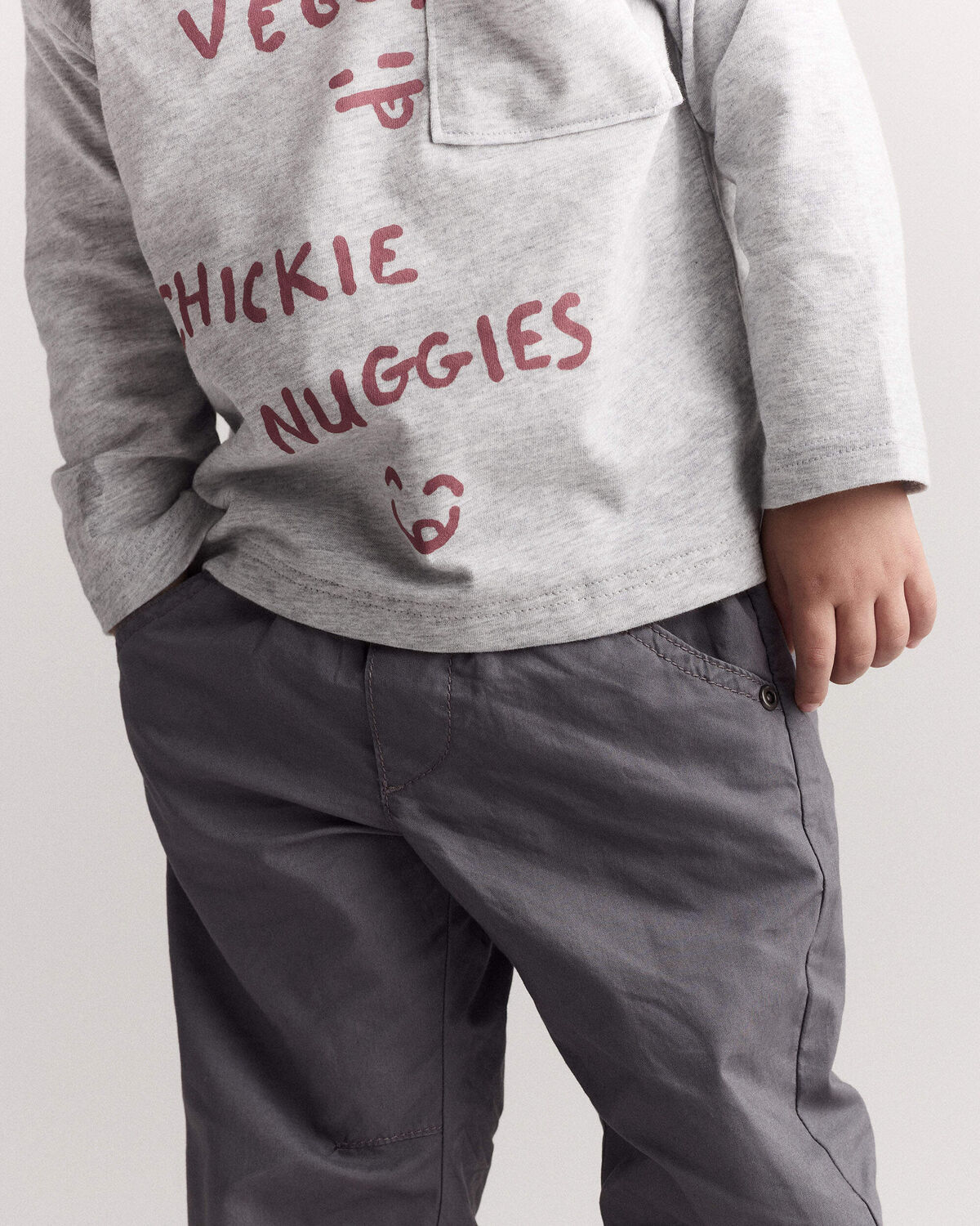 Toddler Boy Dart Pant - Grey - Image 3