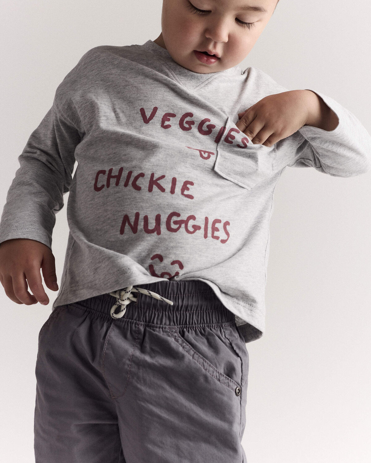 Toddler Boy Dart Pant - Grey - Image 4