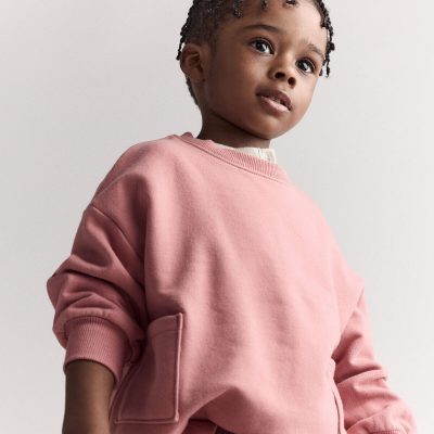 Toddler Otter Sweatshirt™ with Pockets - Pink