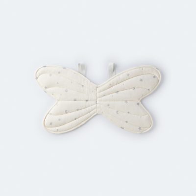Toddler Girl Celestial Dress Up Wings - Cream/Silver