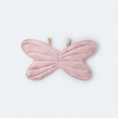 Toddler Girl Rainbow Dress Up Wings - Light Pink